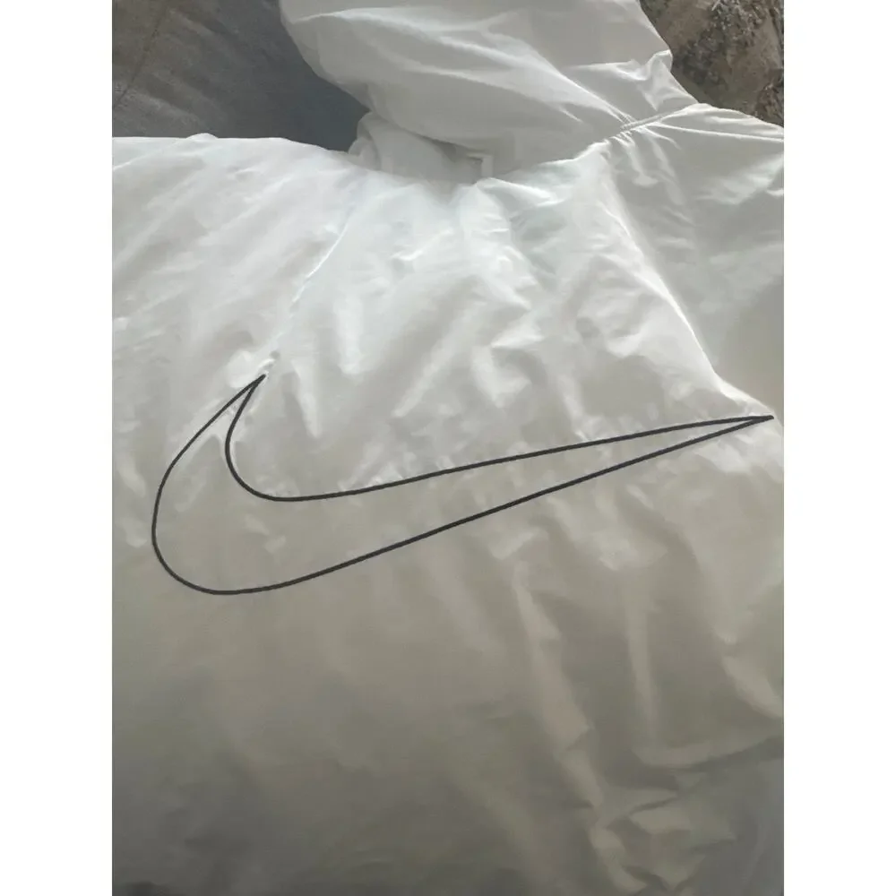 White Nike Circa Insulated Pullover Hoodie